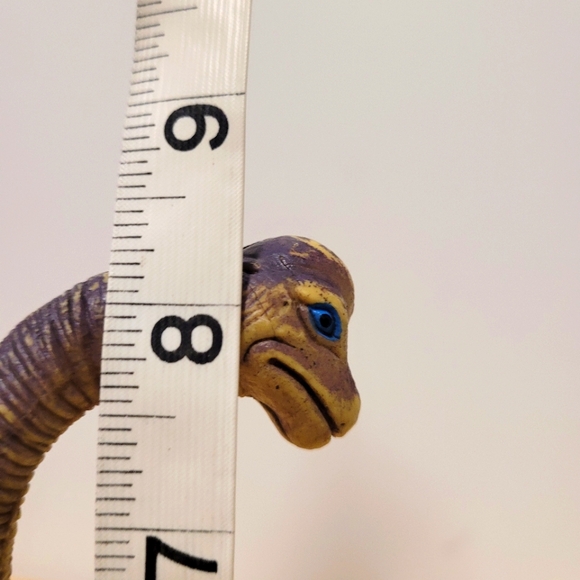 Brachiosaurus Dinosaur Toy Vintage 1980s Hard Plastic Long Neck - Picture 4 of 5
